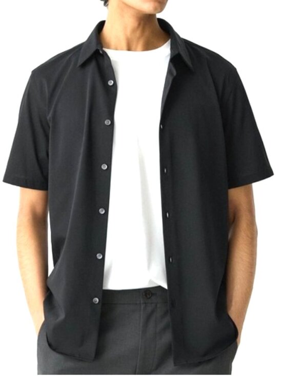 Theory Other - Theory Irving Short-Sleeve Shirt in Structure Knit Preppy Minimalist Streetwear
